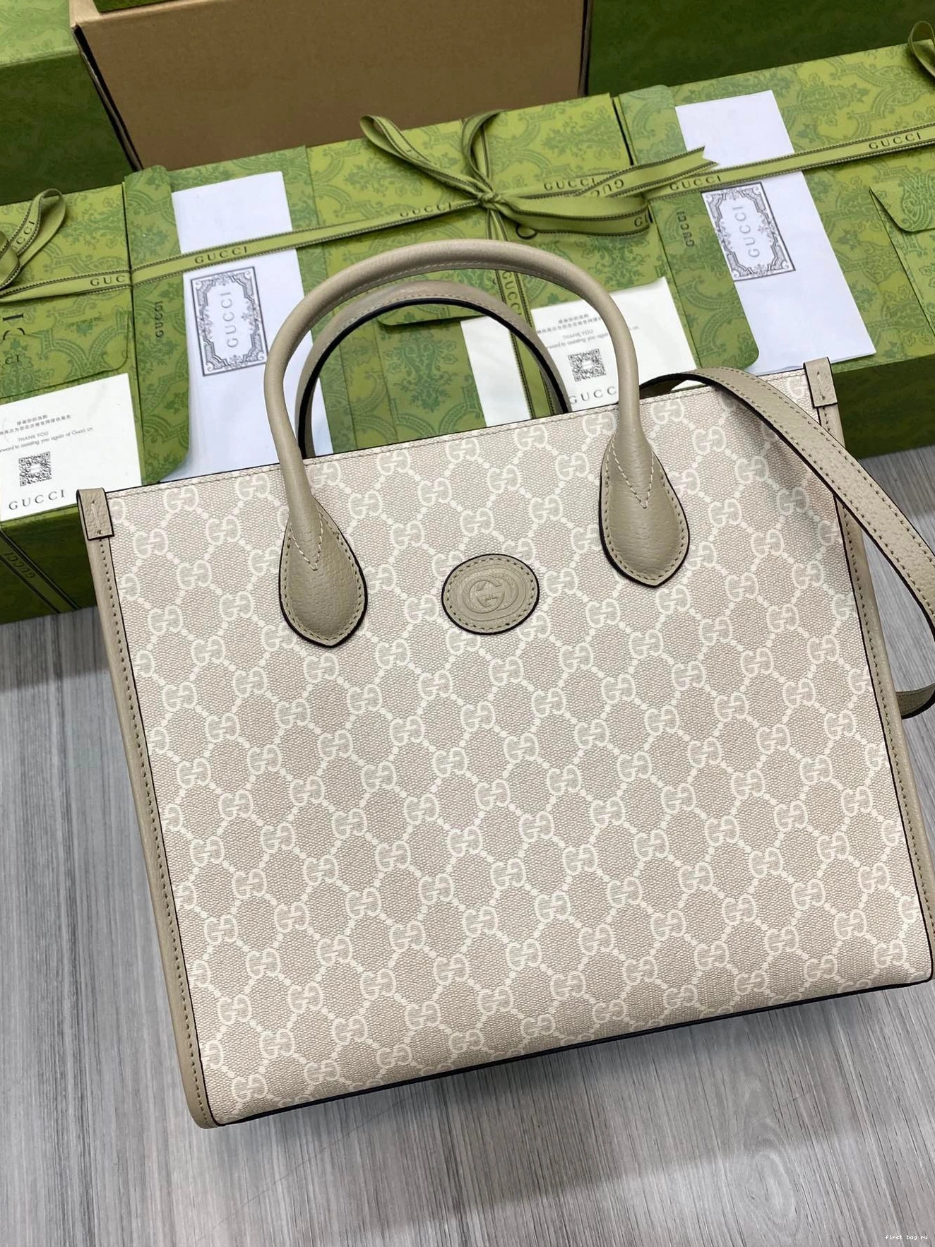Firstbag ru tote bag GG small GUCCI 0731